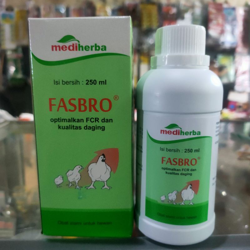 fasbro 250 ml mediherba medion optimalkan FCR kualitas daging