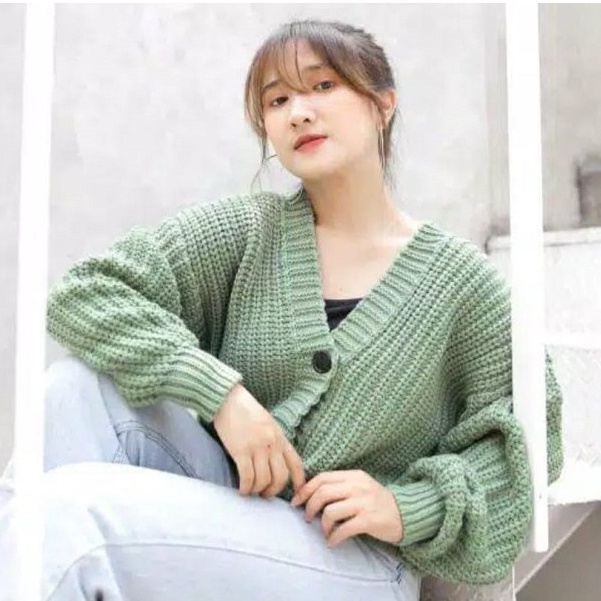 HOPYLOVY Cardi Gracia Rajut Premium HQ / Cardigan Wanita Gracila