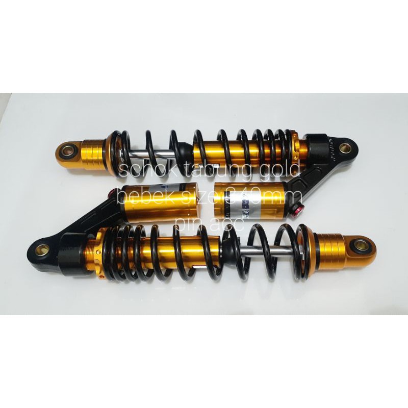 schok tabung gold buat bebek size 340mm 1set 280mm set semua motor bebek