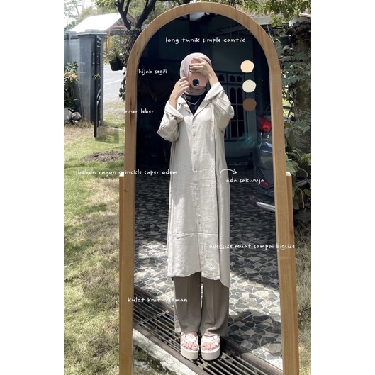 Haura Long Tunik / Long Tunik Oversize