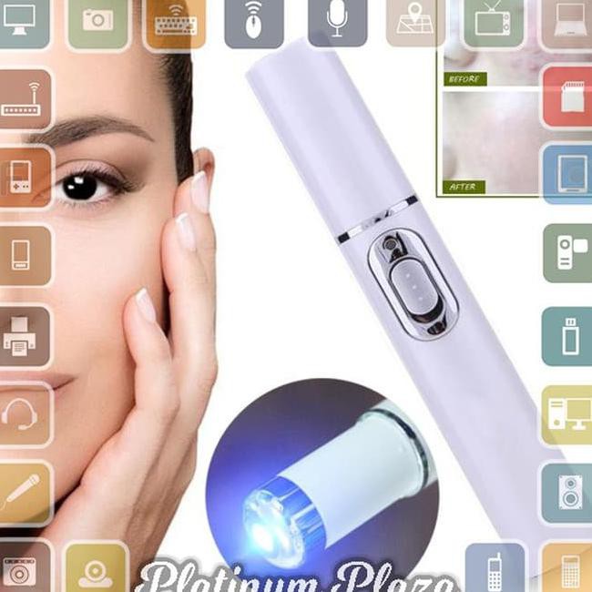 ❤️❤️ SALE OBAT JERAWAT❤️❤️ PEN LED BIRU LASER PENGHILANG JERAWAT - HF32704 -