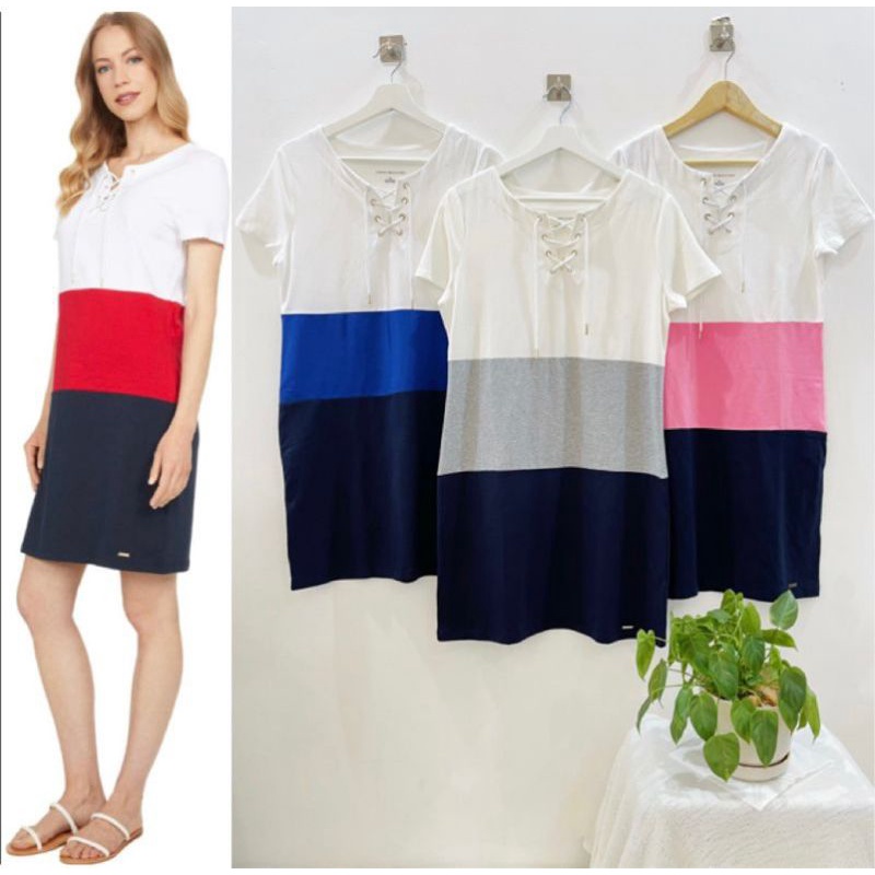 Tommy Hilfiger lace-up dress