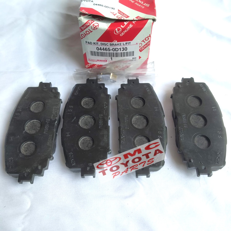 Brake Pad Kampas Rem Depan New Yaris Vios 04465-0D130