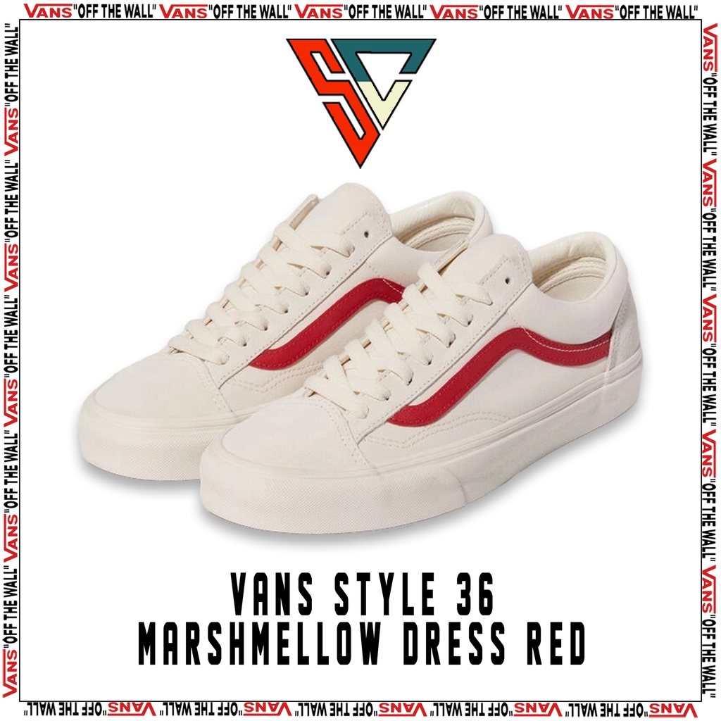 Vans Style 36 Marshmellow Dress Red Original Global Market