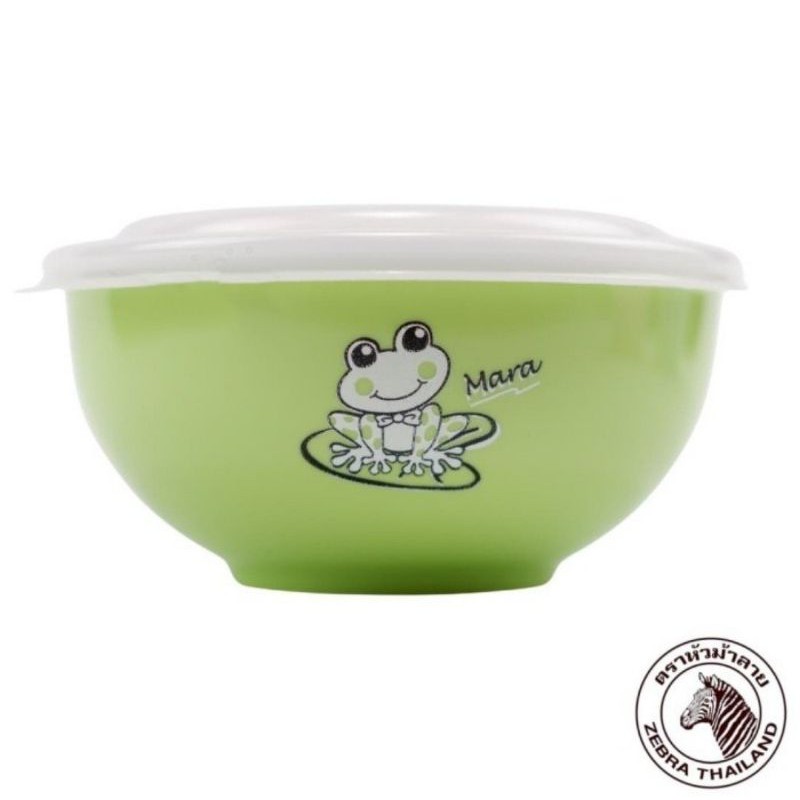 Mangkuk + Sendok Stainless Steel ZEBRA 250 ml Kiddy Bowl 184202