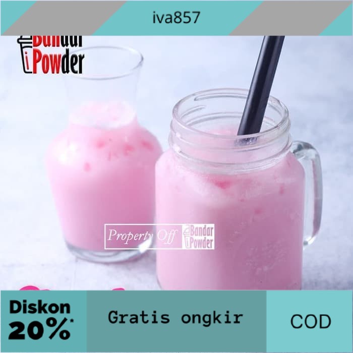 

PROMO Bubuk Strawberry Mix Gula 1Kg - Serbuk Minuman Premium Bandar Powder GRATIS ONGKIR