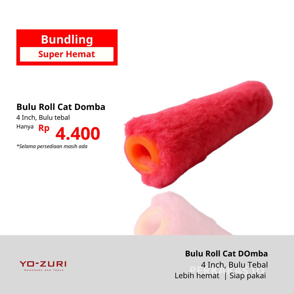 [BUNDLING] Paket Roll Cat Tembok 4 Inch OWNER