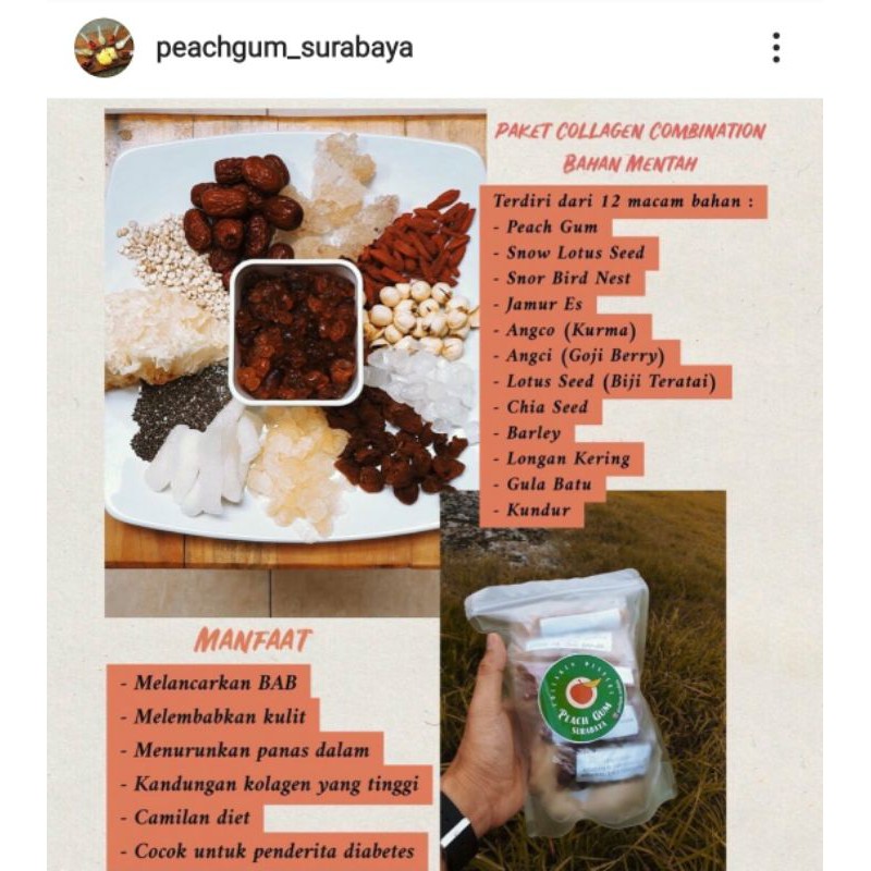 

paket lengkap Collagen dessert/triple collagen/paket taojiao