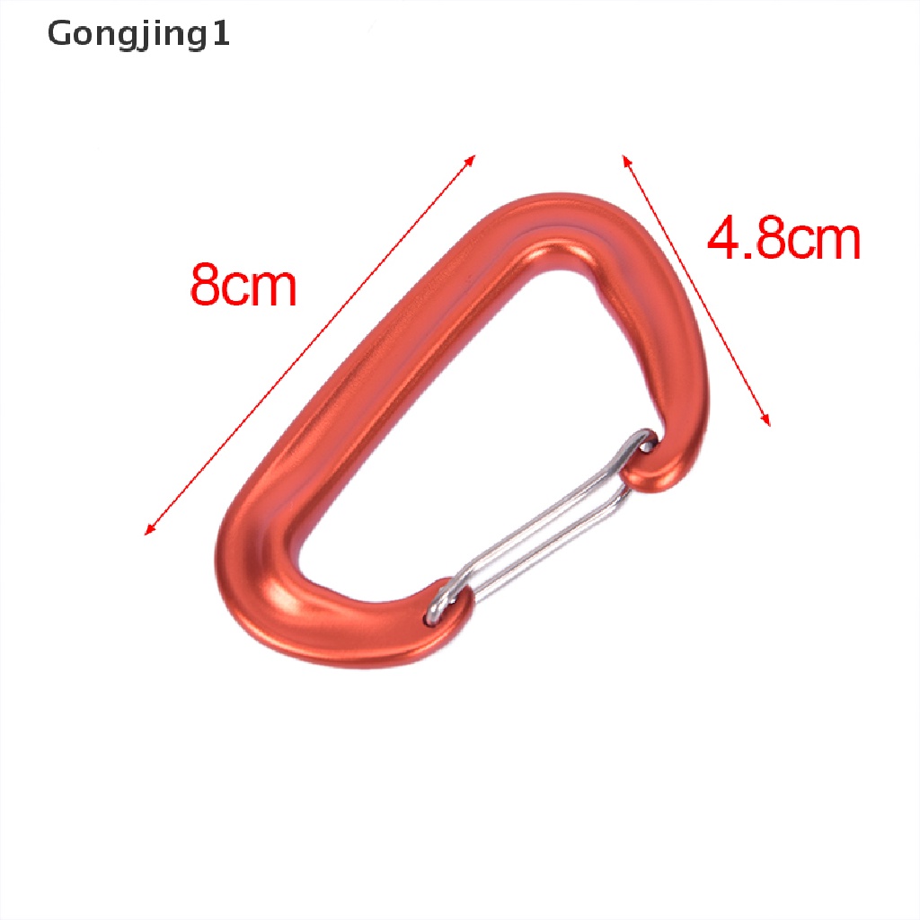 Gongjing1 7075 Carabiner 12KN Bahan Aluminum Untuk Panjat Tebing Hammock Balance