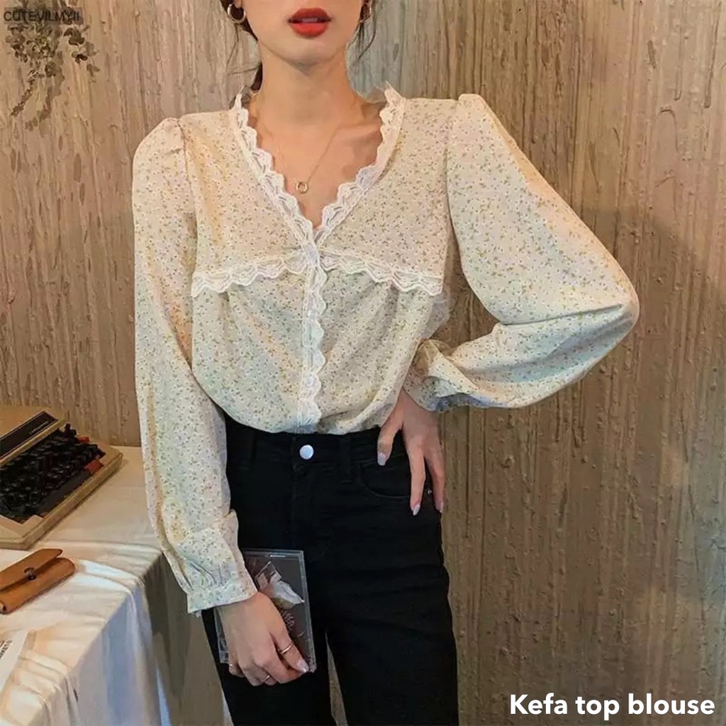 Kefa top blouse -Thejanclothes