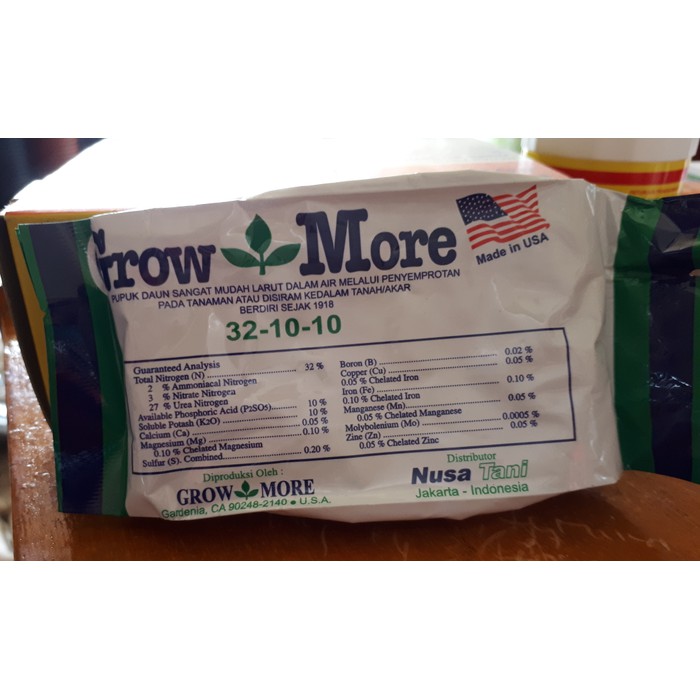 Pupuk Growmore 32-10-10 / Growmore Daun / Pupuk Daun