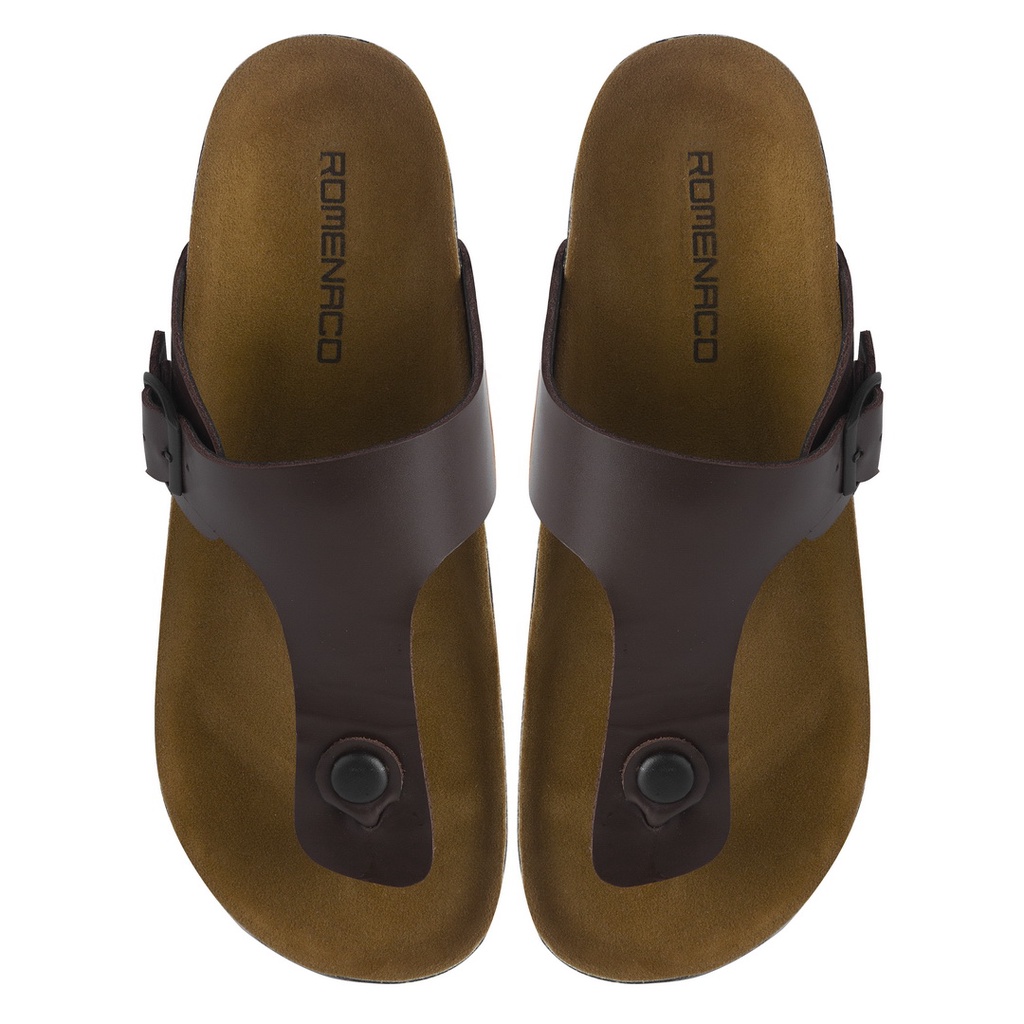 Romenaco - Sandal Jepit Pria R76 Brown