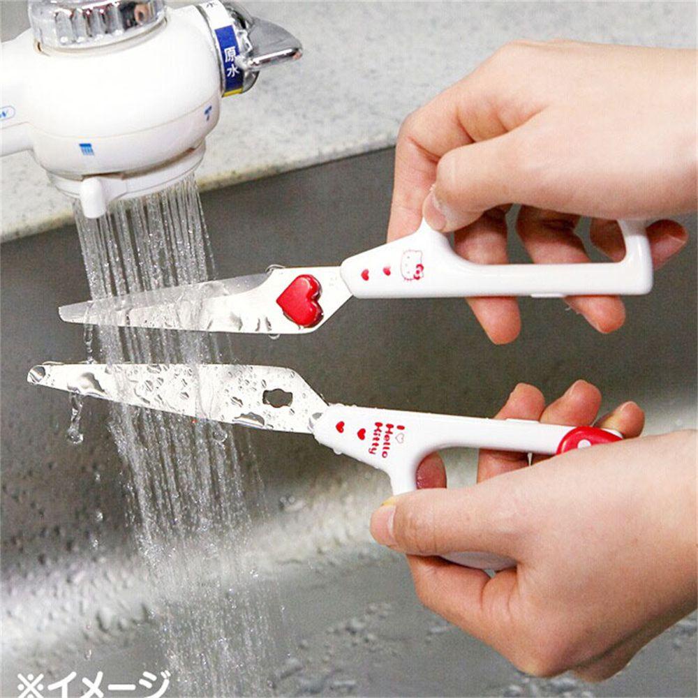 【 ELEGANT 】 Gunting DIY Tools Stationery Stainless Steel Rumah Tangga Kartun Daging Gunting Dapur Gunting