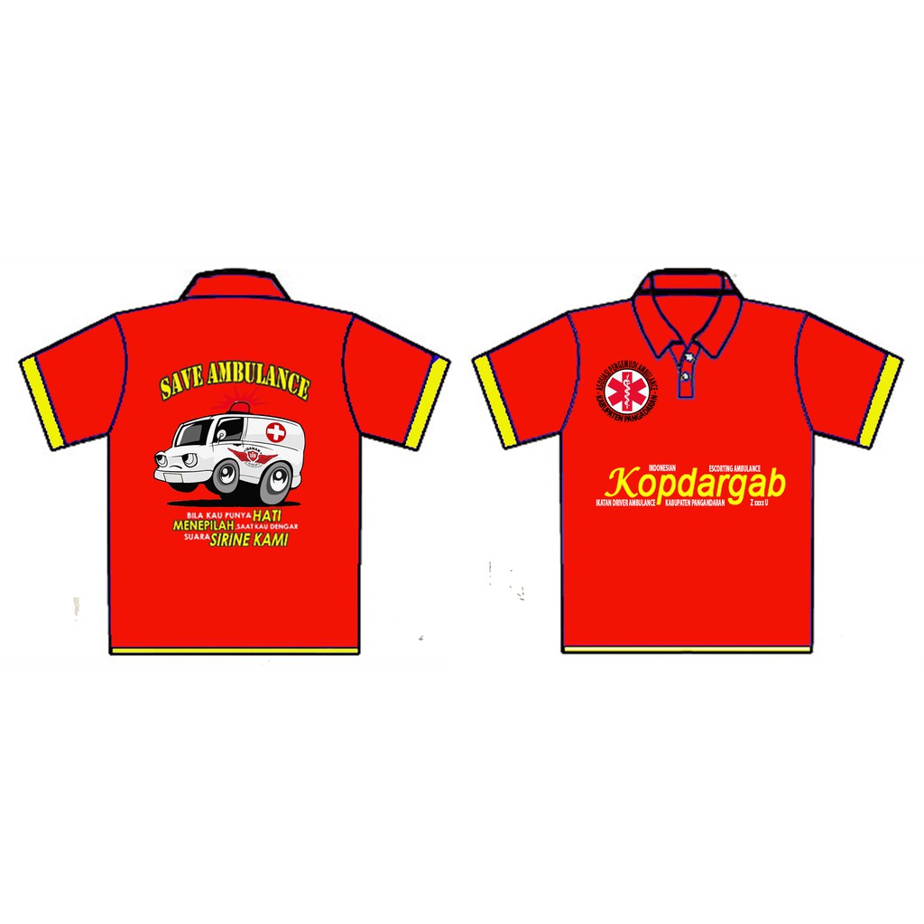 baju driver ambulance