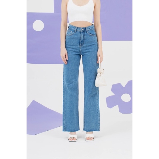 OUDRE BOMI JEANS in DARK DENIM size XS