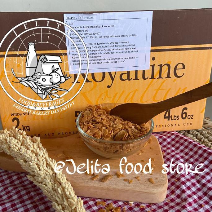 

DGF Royaltine Crushed Biscuit 250gr (Feuilletine)