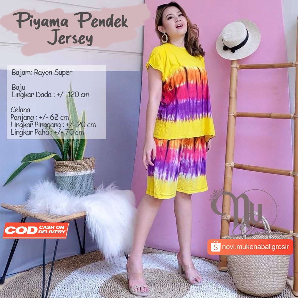 PIYAMA JERSEY / SET PENDEK