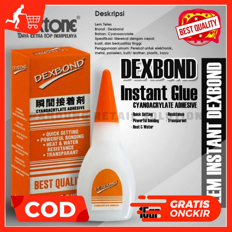 

Lem Tetes Korea Dexbond Lem Setan Instan Glue Dextone