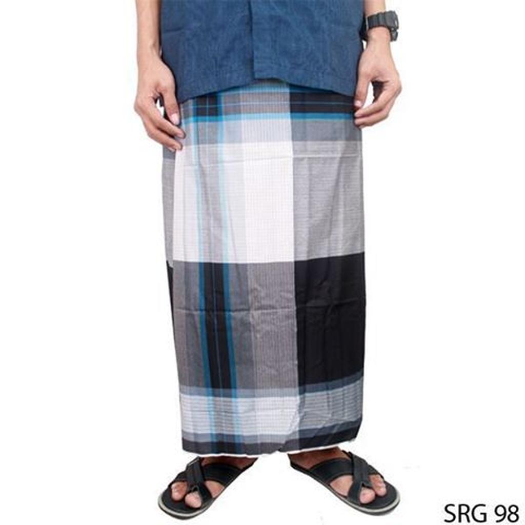 Sarung Peralatan Sholat Katun Hitam Putih – SRG 98