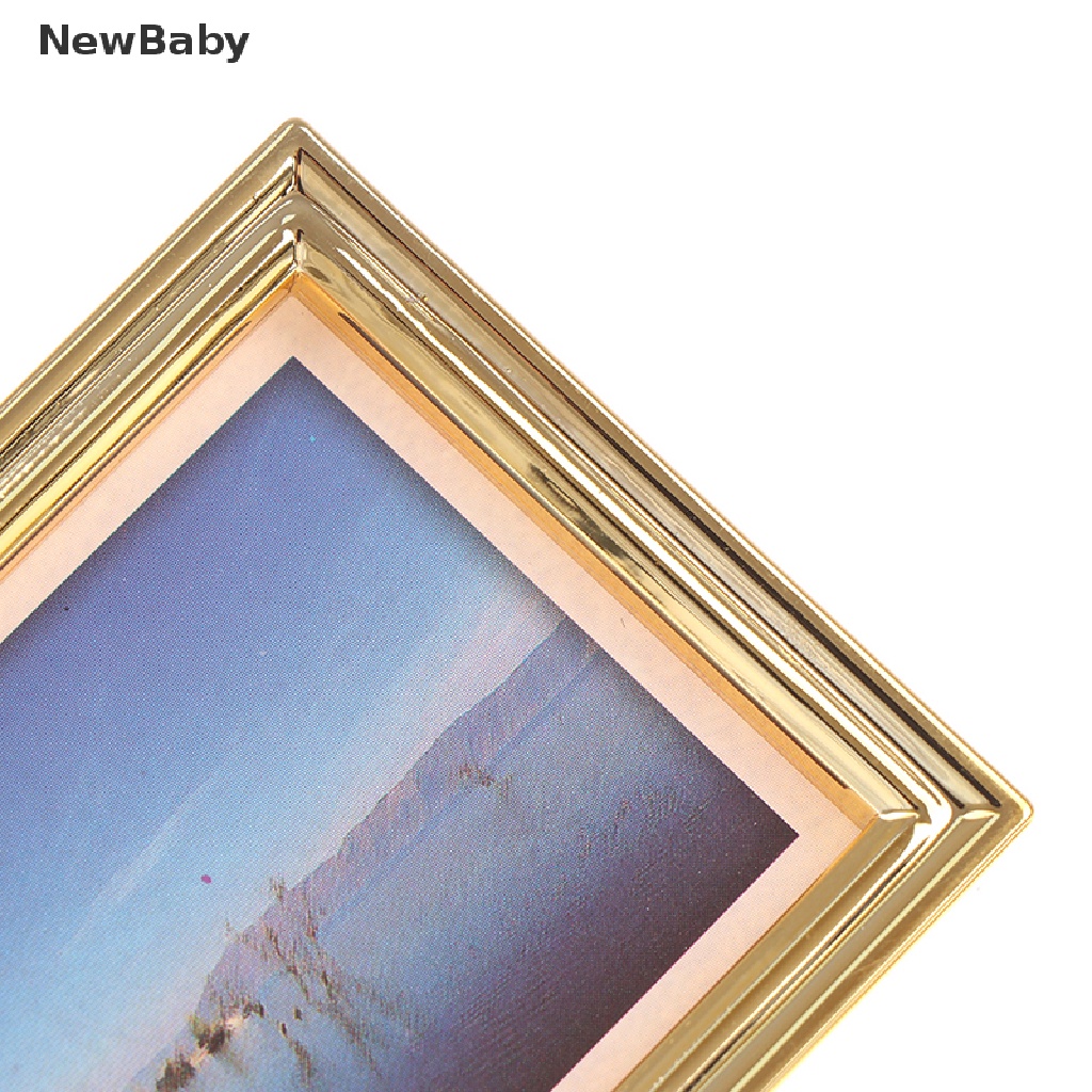 Newbaby Miniatur Lukisan Mural Foto Skala 1: 12 Untuk Aksesoris Rumah Boneka