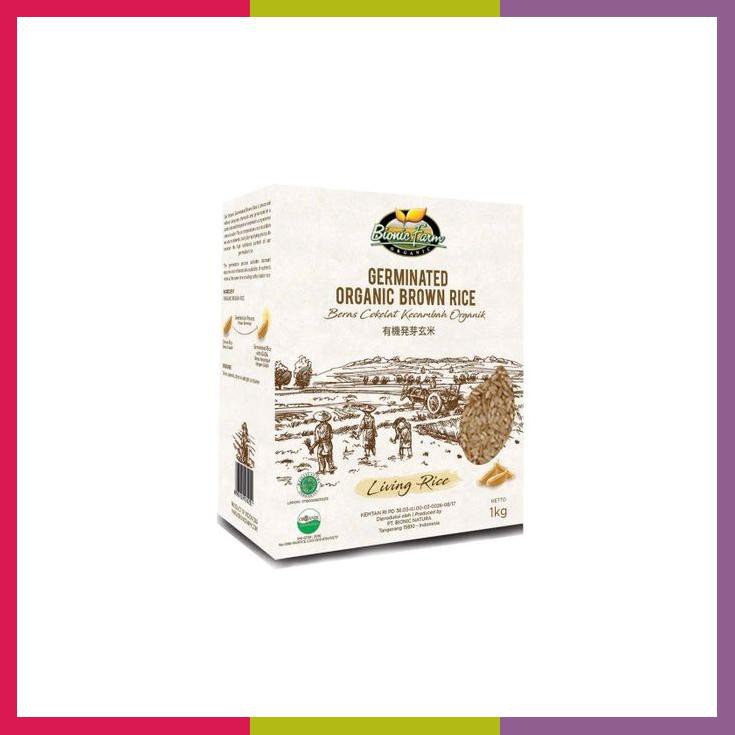 

Germinated Organic Rice Beras Berkecambah Organik 1 Kg Beras Cokelat