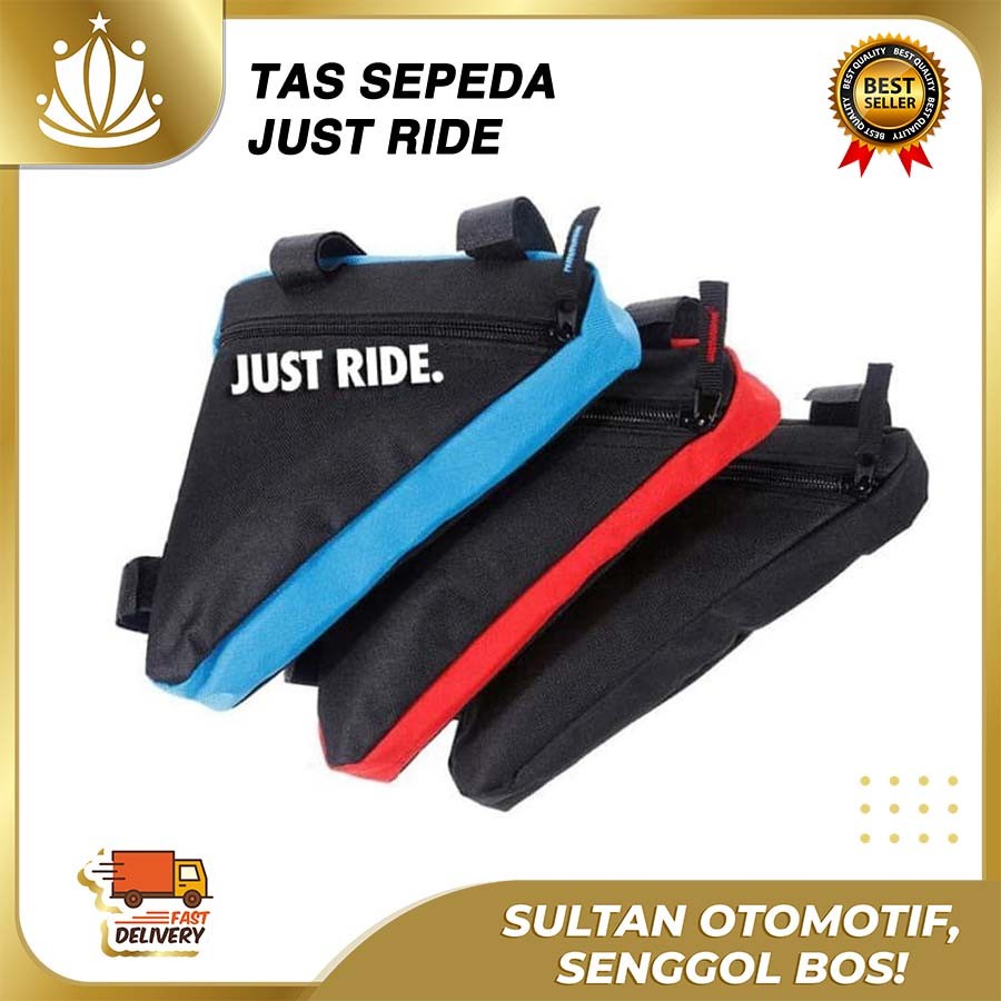 Tas Sepeda Just Ride / Frame Bag Bike not B-SOUL / Tas Sepeda Import