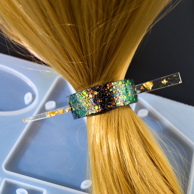 Siy Set Cetakan Resin Epoksi DIY Bahan Silikon Untuk Wanita