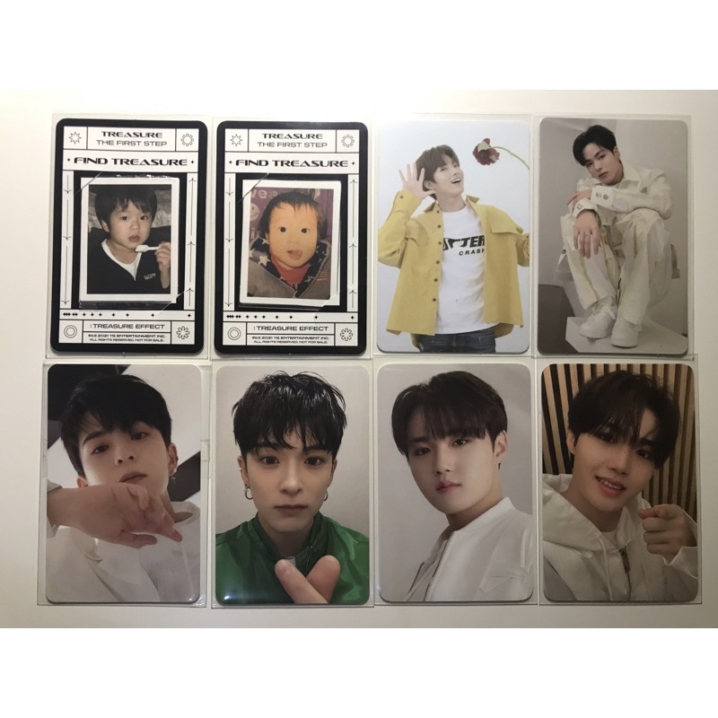 ready photocard treasure benefit/pob ktown set the second step doyoung asahi bene weverse jaehyuk ba