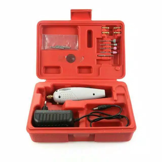 MINIDRILL FULL SET MINI DRILL POLES GIGI PENGHILANG SISA LEM BEHEL