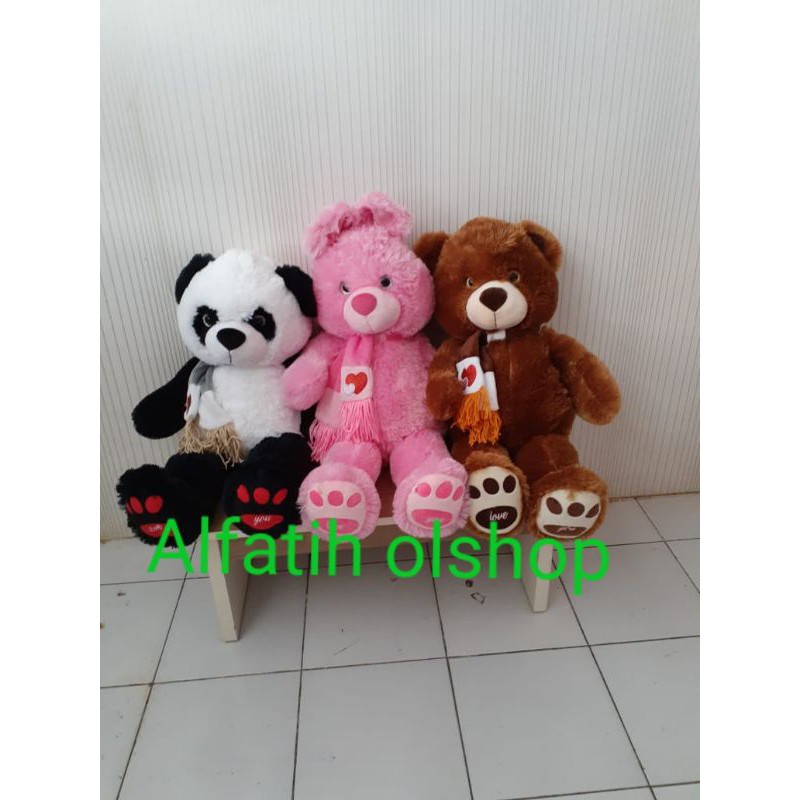 Boneka Bear Beruang, Panda, Kelinci jumbo bulu halus by SEULGI