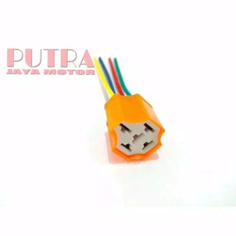 soket socket relay 4 kaki klakson kipas lampu