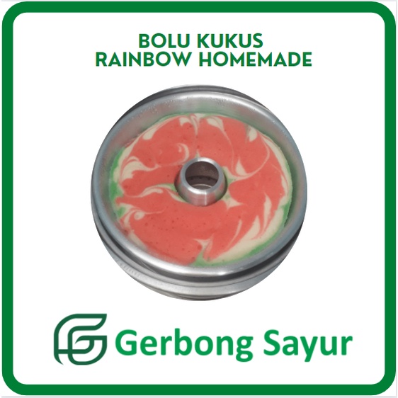 

Bolu Kukus Homemade Per Loyang (Rainbow , Pandan, Vanila, Coklat)