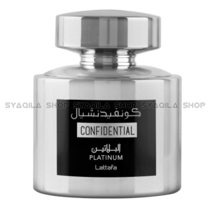 Minyak Wangi Pria Wanita Parfum Lattafa Confidential Platinum Original