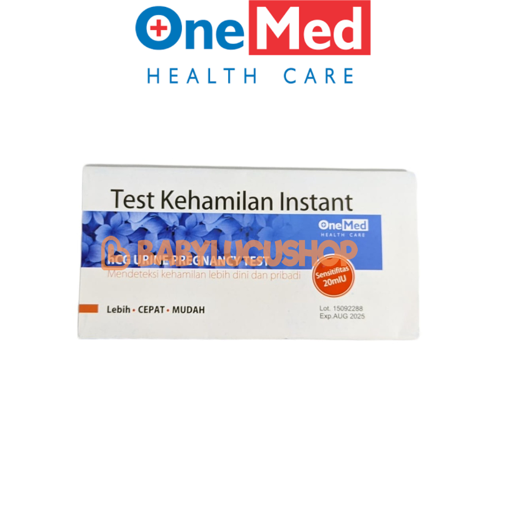 OneMed Alat Test Kehamilan Instan l Test Pack 1 Strip One Med Tespek Hamil