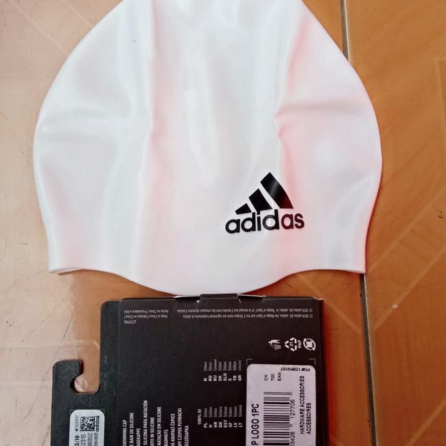 PENAWARAN TERBAIK Topi Renang Silicone (Swimming Cap) Adidas 100%✓Original Termurah Laku Sekali