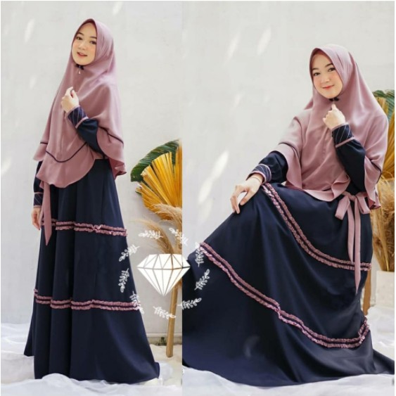 Tamera Maxi / baju gamis wanita terbaru 2020 kekinian remaja modern