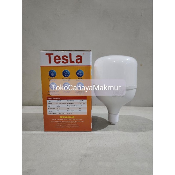 Lampu LED Bohlam Capsul 45w 45watt Tesla Cahaya Putih Hemat Energy