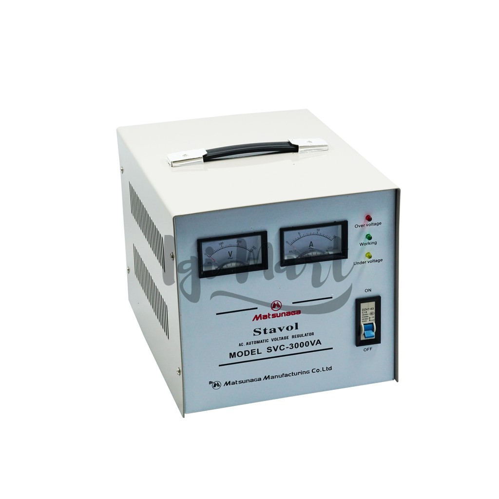 HEMAT STABILIZER STAVOLT MATSUNAGA SVC-3000W VOLTAGE / STAVOLT MTS SVC 3000 WATT / STAVOL 3000 W
