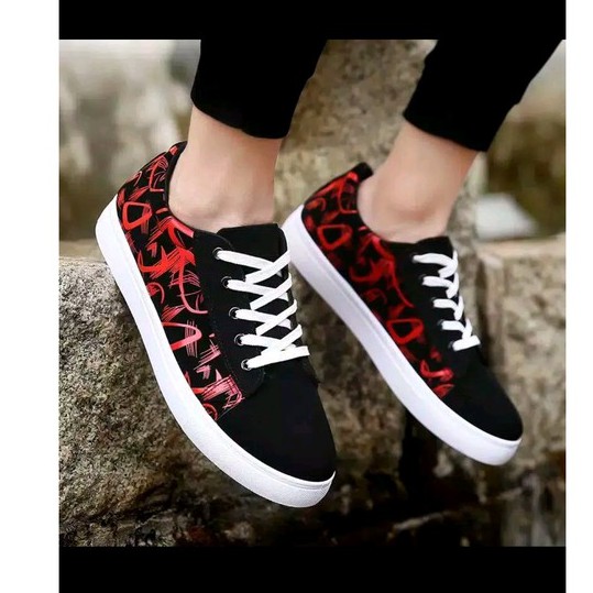 (COD) vans sneakers grade original sepatu sekolah sepatu kuliah model van fetino sepatu keren motif