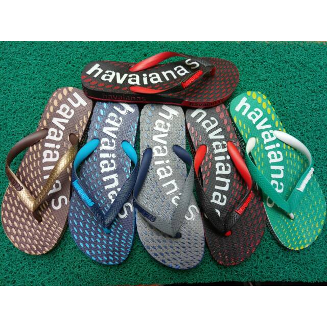 Sandal jepit havaianas DOTS cowok variasi 1