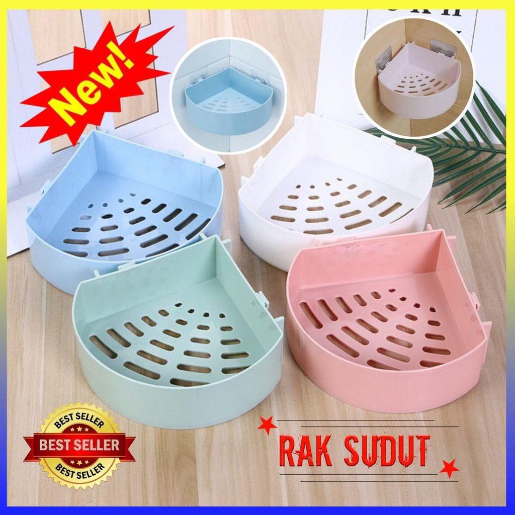 (FO) RAK SUDUT KAMAR MANDI / RAK SUDUT TEMPAT SABUN