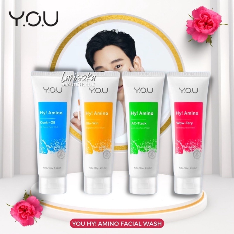 Jual You Hy Amino Facial Wash Gr Ready Stock Shopee Indonesia