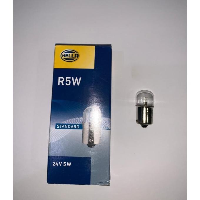 Bohlam 24 V K 1 Kecil Hella R5W 24V 5W -63496 jasutr4m Berkualitas
