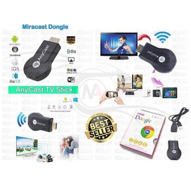 HDMI Dongle Anycast WIFI 1080P - Wireless Display Receiver