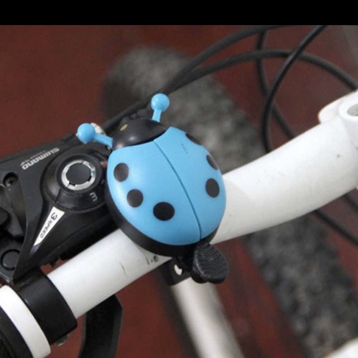 Bell Sepeda Kumbang stainless steel savety cycling horn cooloh-2505 - Biru