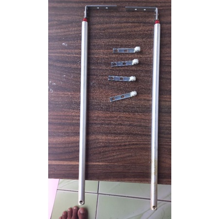 rel jendela sliding vertical uk 55cm aluminium kayu upvc. engsel.vertical //hardware jendela vertica