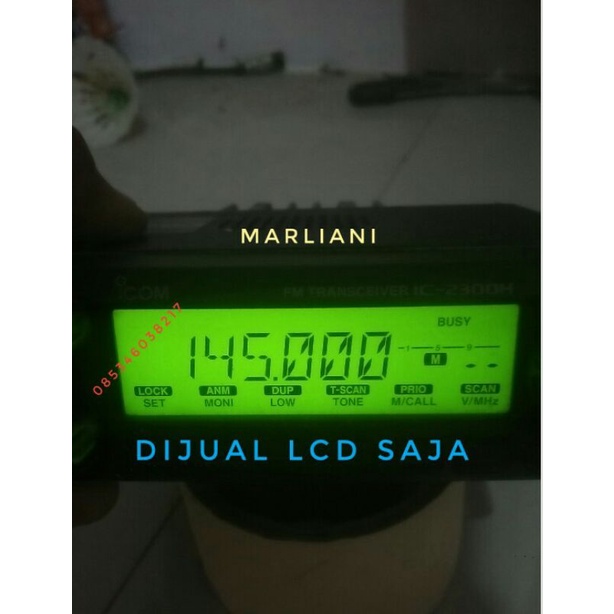 LCD icom 2300 seken normal 100%