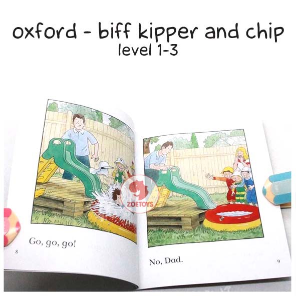 Zoetoys Oxford - Biff Kipper And Chip Books Lv 1-3 Lv 4-6 | Oxford Helping your child to read biff chip kipper reading book setEarly Reader Book Buku Belajar Membaca Cerita Montessori Anak