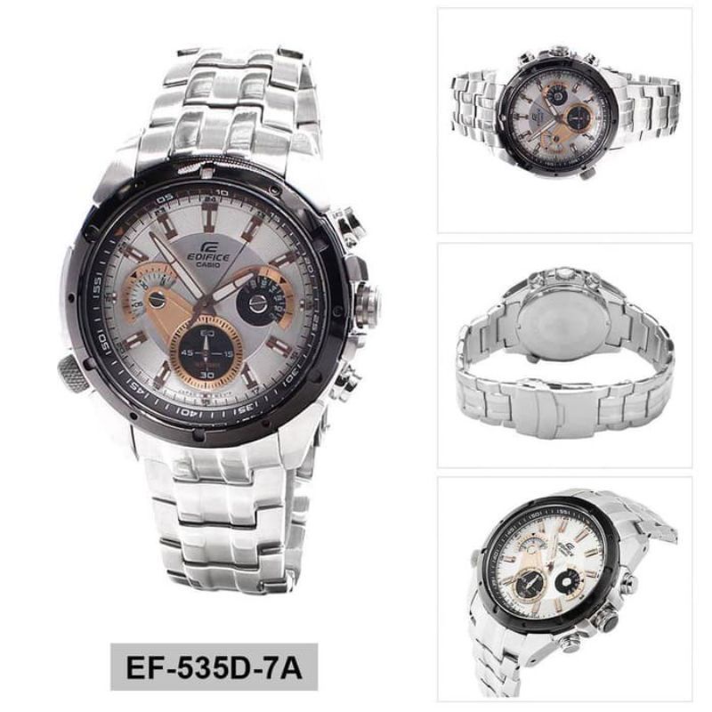 PROMO JAM TANGAN CASIO EDIFICE EF-535D-7AVDF EF 535D 7A ORIGINAL RESMI