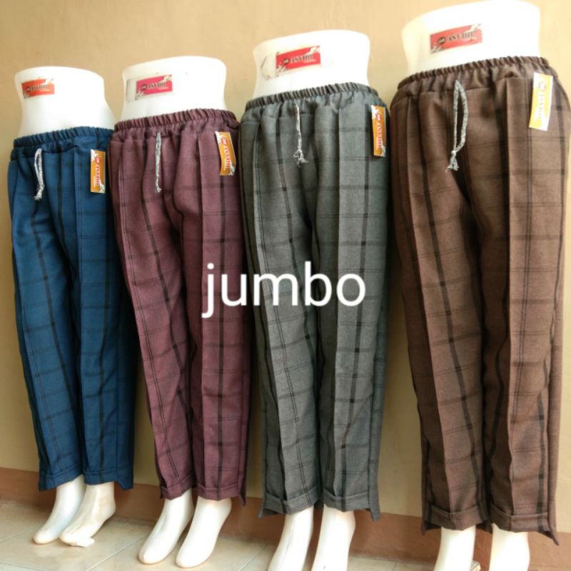 Tartan Jumbo Gabardin Semiwol Kotak